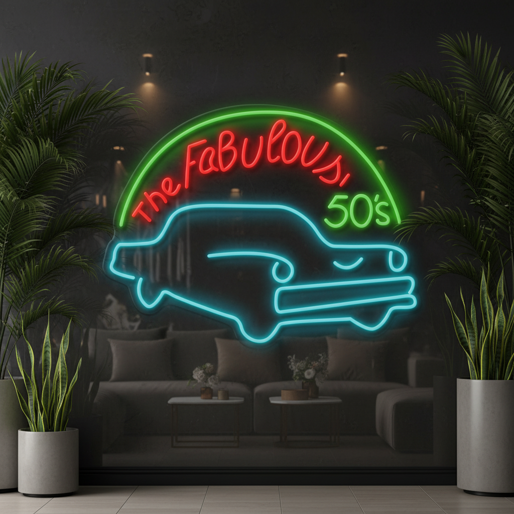 The Fabulous 50s Led Neon Sign