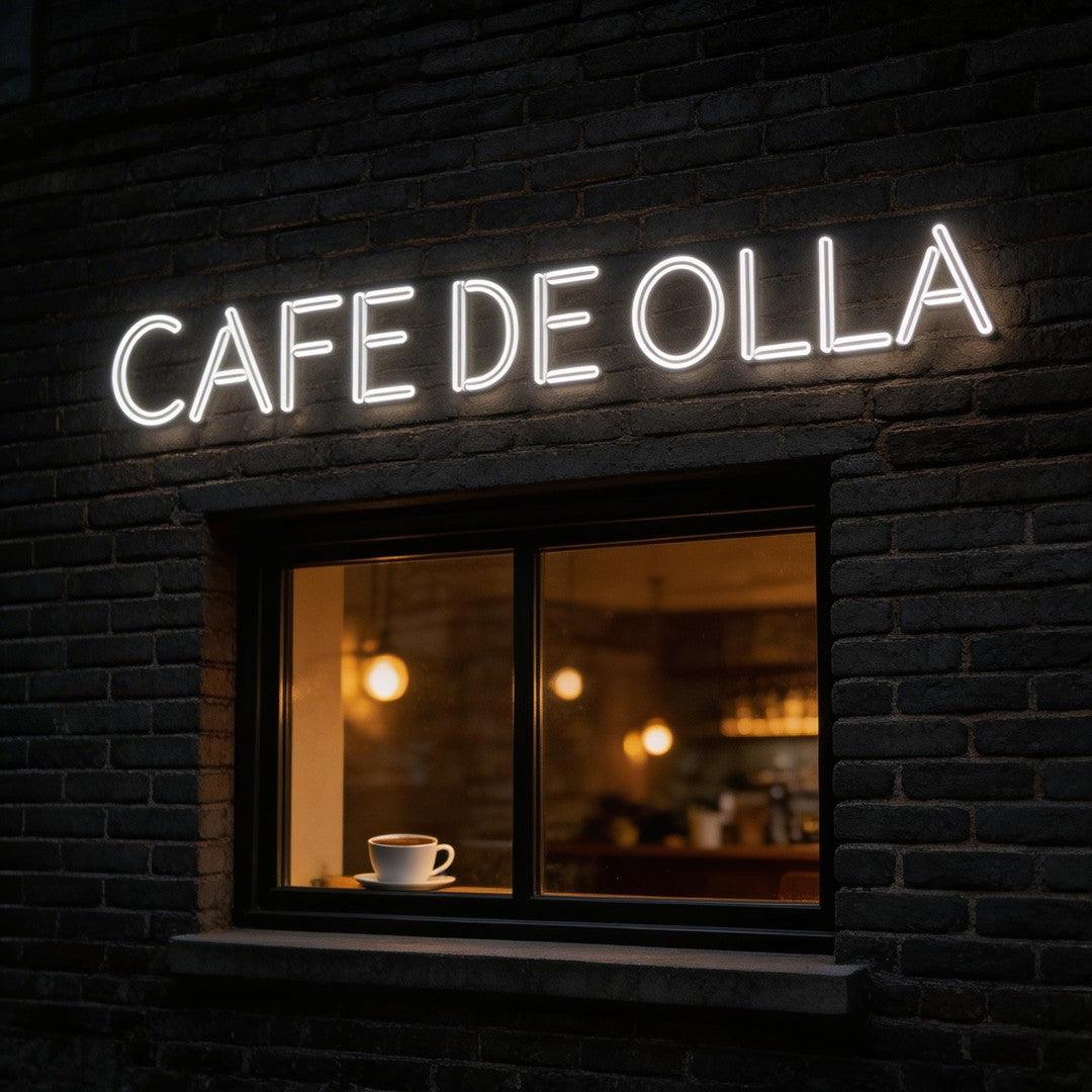 Custom Neon: CAFE DE OLLA