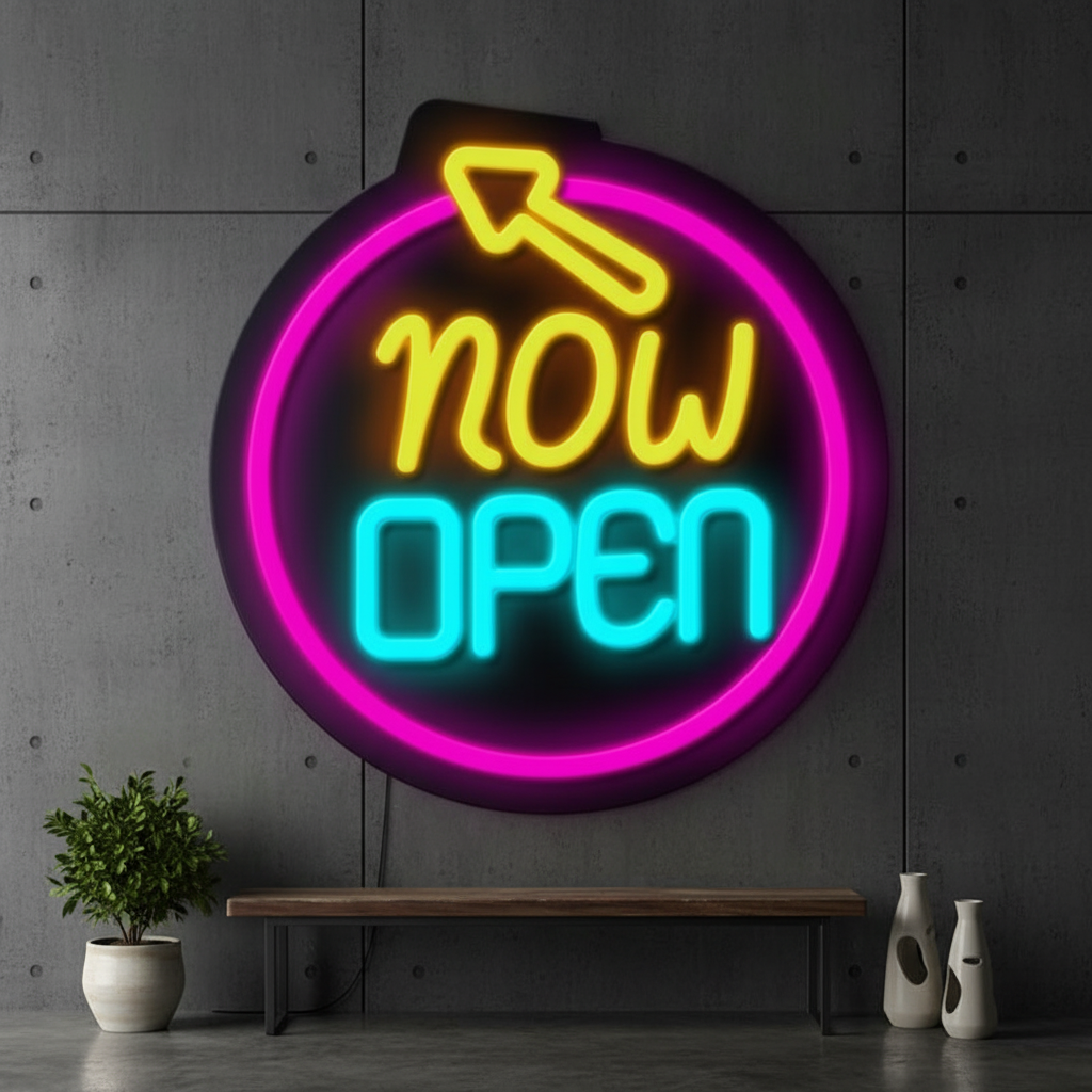 Now Open Led Neon Sign Shop Decor Sign