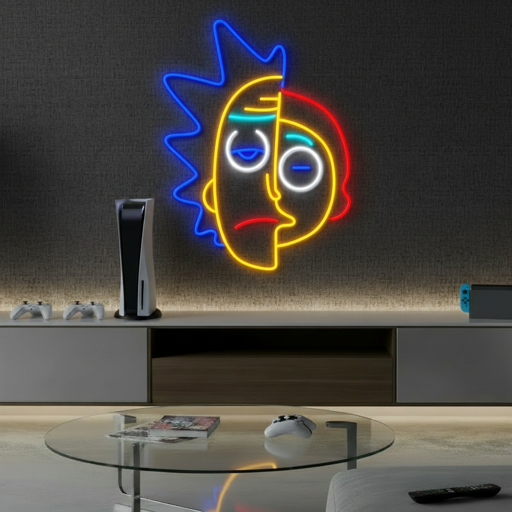 Rick and Morty Led  Neon Sign Room Decor Sign Light - VN03 - Customneonstudio