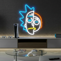 Rick and Morty Led Neon Sign Room Decor Sign Light