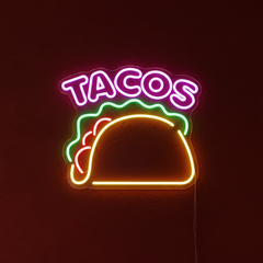 Tacos Led Neon Sign Business Shop Decor Sign