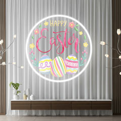Round Acrylic Led Neon Sign