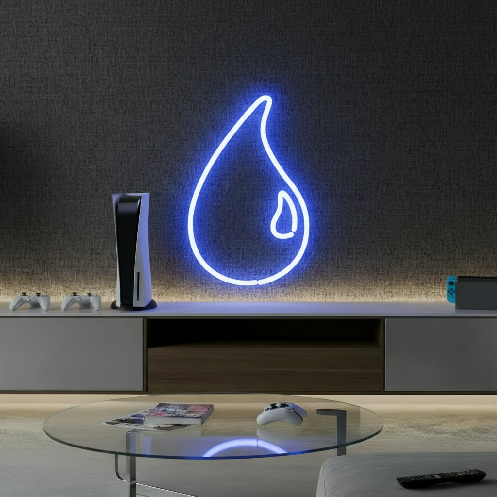 MTG Blue Mana Neon Sign Home Decor Sign Fans Gift