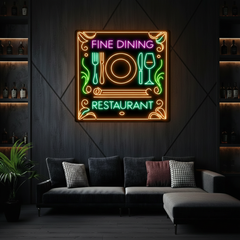 Restaurant Led Neon Sign Shop Dining Room Decor Sign