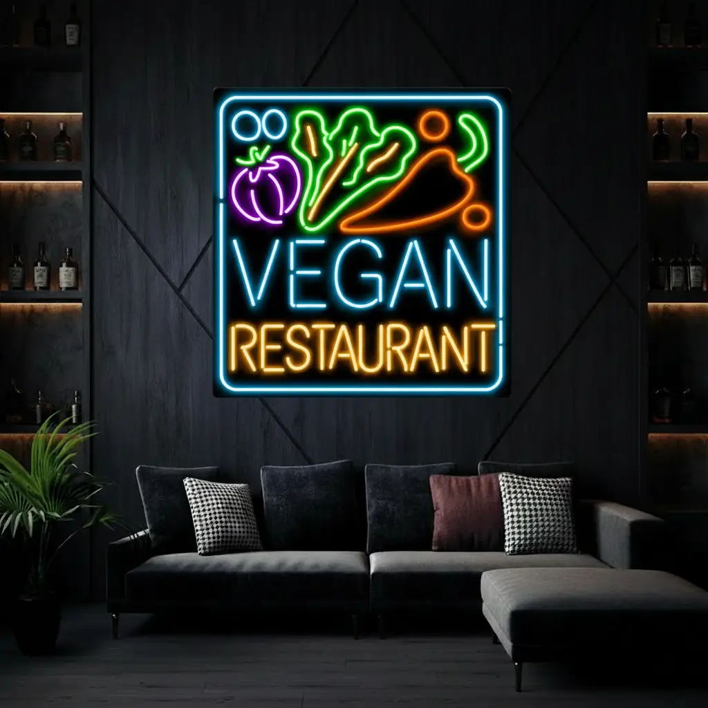 Restaurant Led Neon Sign Custom Business Shop Decor Sign