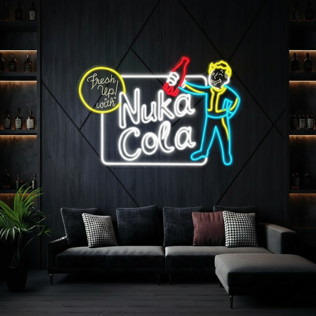 Nuka Cola Led Neon Sign for Bar Shop Decor