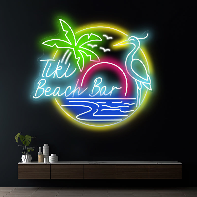 Summer Beach Bar Led Neon Sign Bar Shop Decor Sign - VN03 - Customneonstudio
