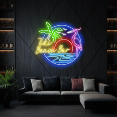 Summer Beach Bar Led Neon Sign Bar Shop Decor Sign