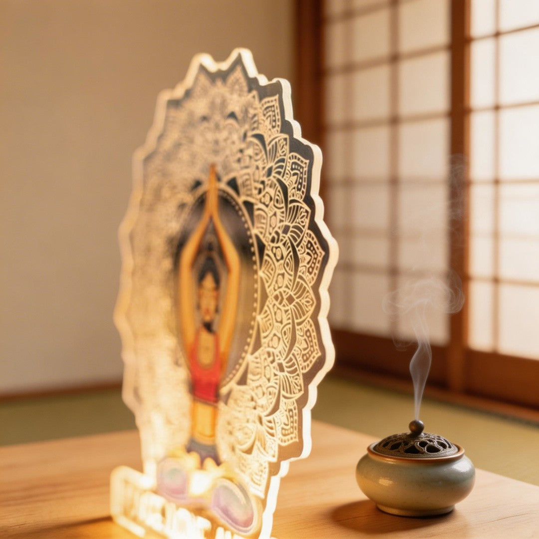 Personalized Yoga Night Light For Yoga Studio SGTN023