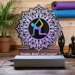 Lotus Flower Mandala Personalized Night Light SGTN027