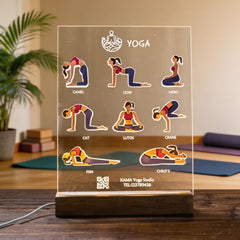Yoga Studio Promotional Business Gifts 3D Night Light SGTN025