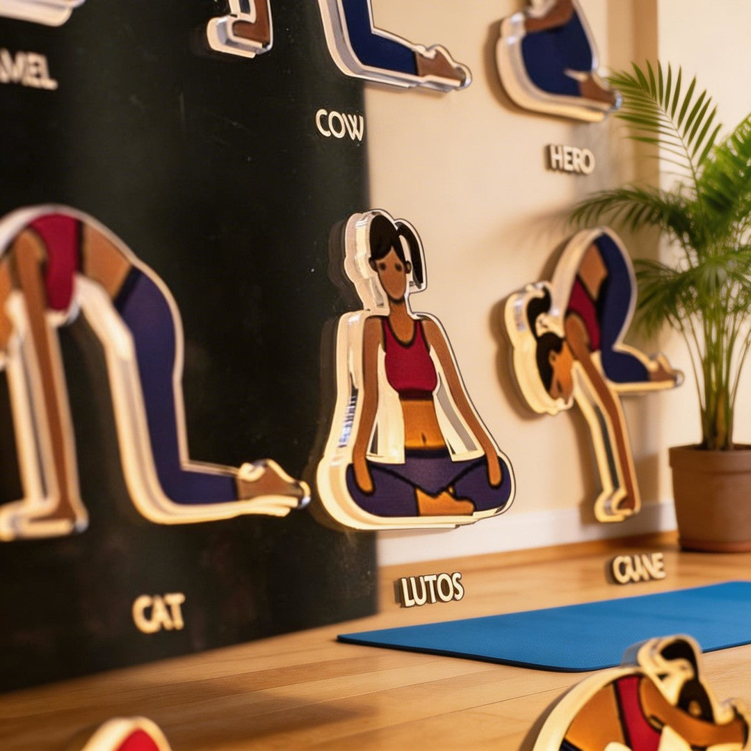 Yoga Studio Promotional Business Gifts 3D Night Light SGTN025