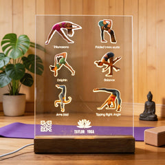 Custom Yoga Pose Night Light for yoga teachers SGTN026