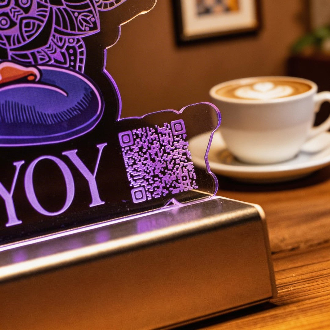 Personalized Yoga Night Light For Yoga Studio SGTN023