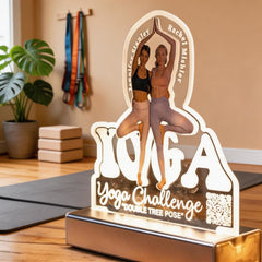 Yoga Challenge "Double-tree" Pose Night Light Souvenir SGTN036