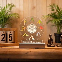 Mandala Relaxing Yoga decor Personalized Night Light SGTN028