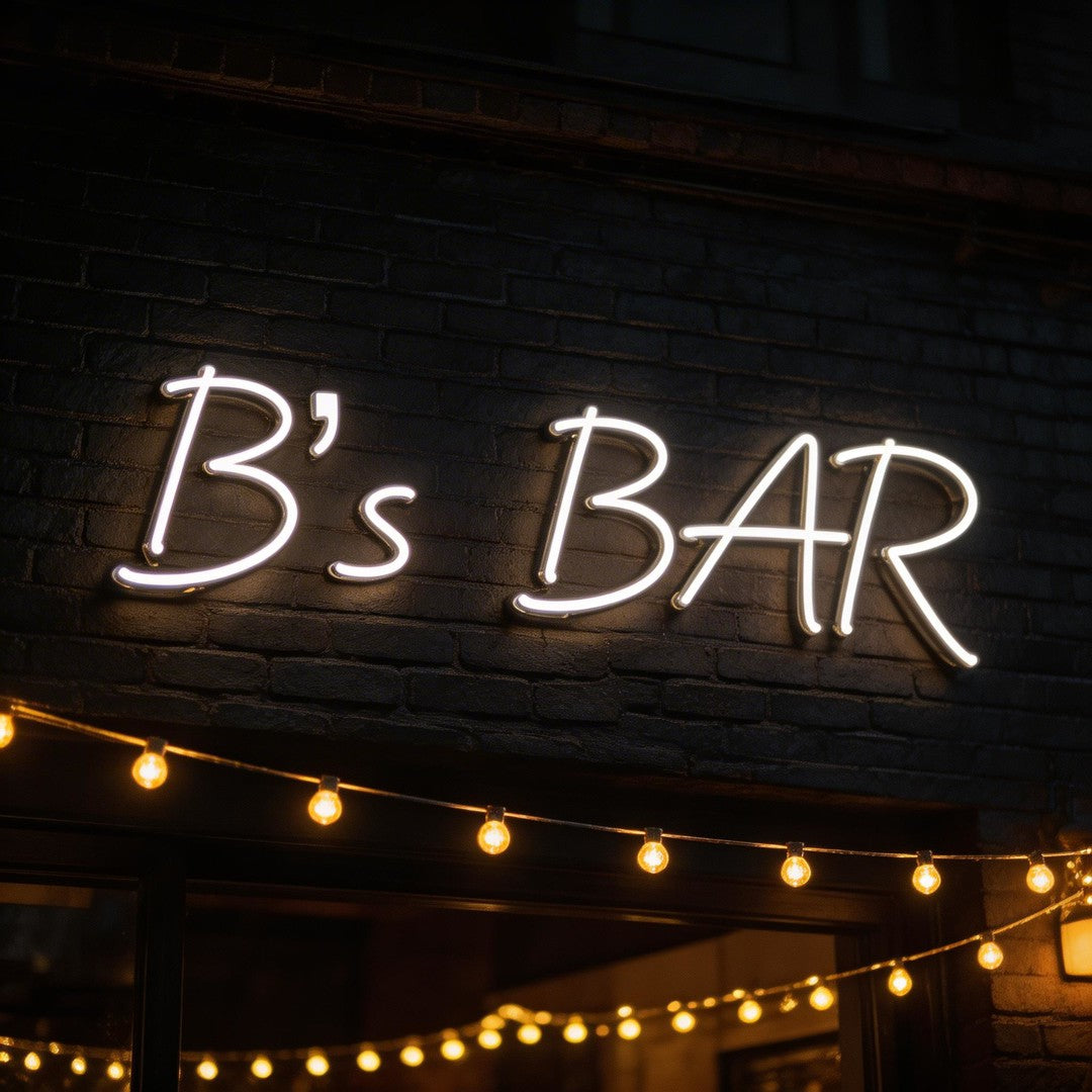 Custom Neon: B’s BAR