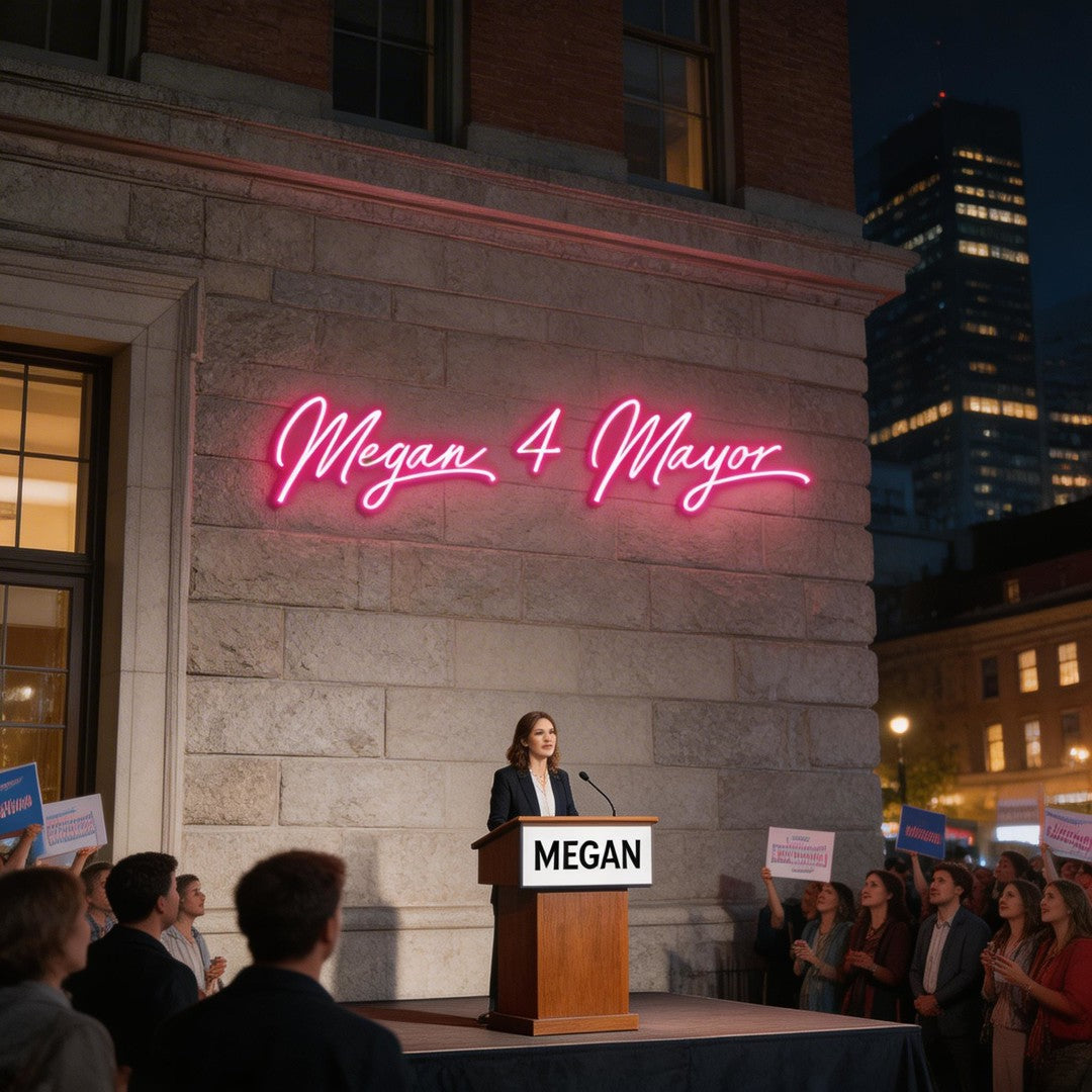 Custom Neon: Megan 4 Mayor