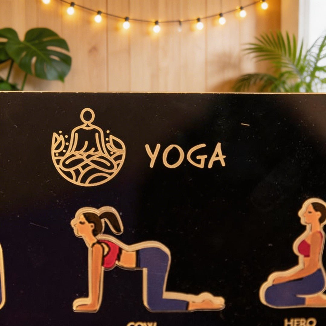 Yoga Studio Promotional Business Gifts 3D Night Light SGTN025