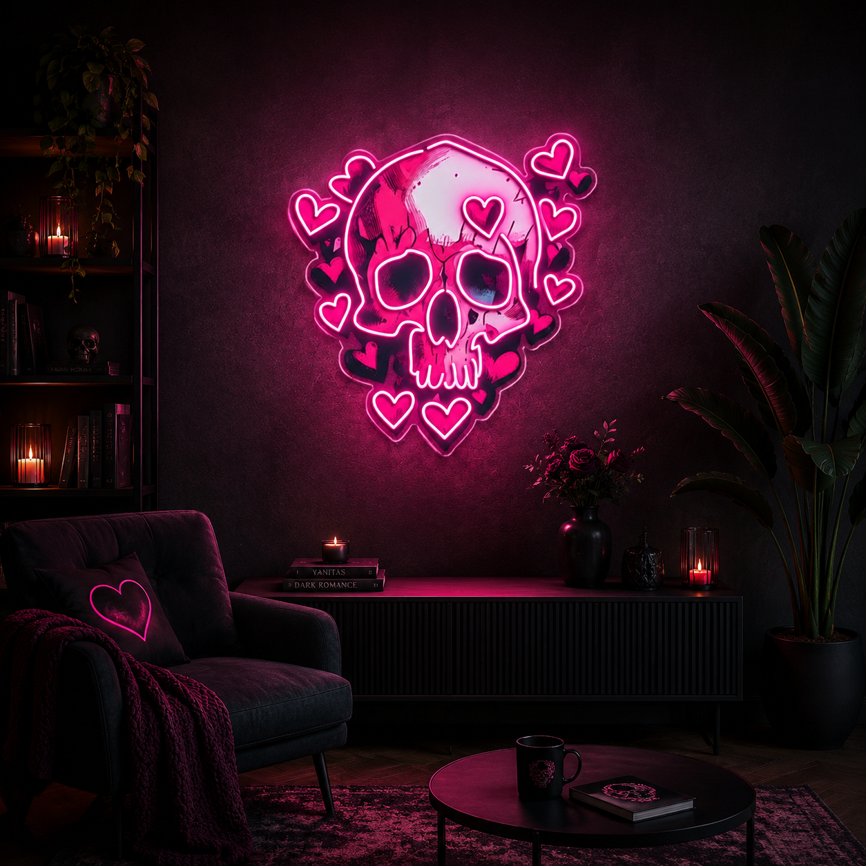 "Love That Never Dies" Best Gift For Valentine Neon Sight Light Artwork