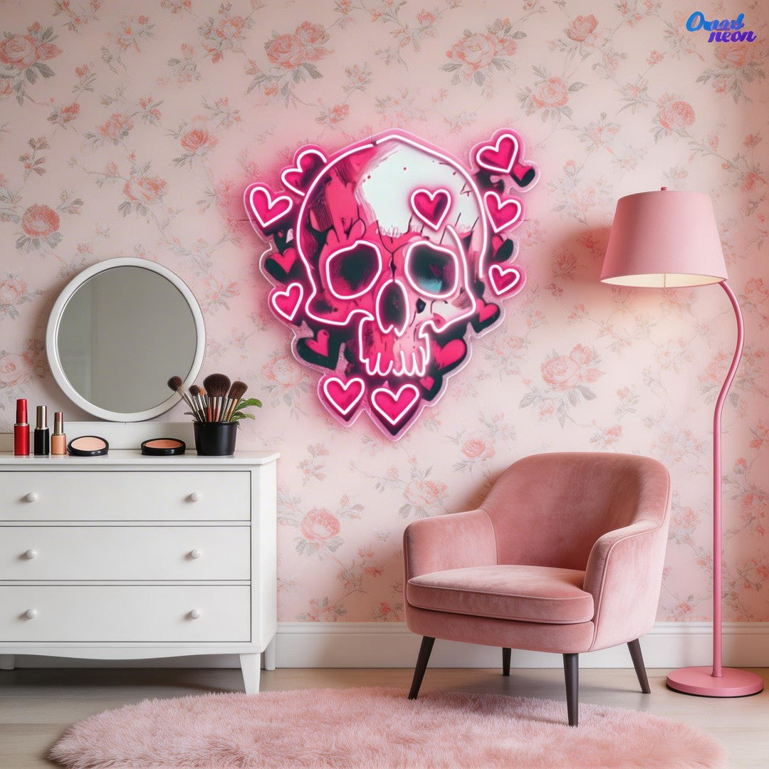 "Love That Never Dies" Best Gift For Valentine Neon Sight Light Artwork