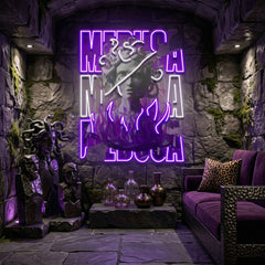 Medusa Painting In Collapse Art LED Neon Sign Light Pop Art