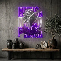 Medusa Painting In Collapse Art LED Neon Sign Light Pop Art