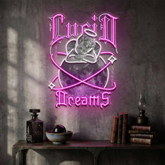 Dreamy Cupid Dreams Collapse Art LED Neon Sign Light Pop Art