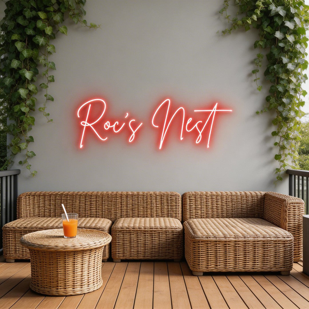 Custom Neon: Roc's Nest