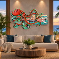 "Paradise In a Bottle" Neon x Acrylic Artwork