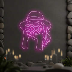 Photography Studio Neon Lights Business Wall Decor Sign
