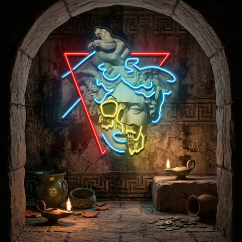 Broken Inside Collapse Art LED Neon Sign Light Pop Art