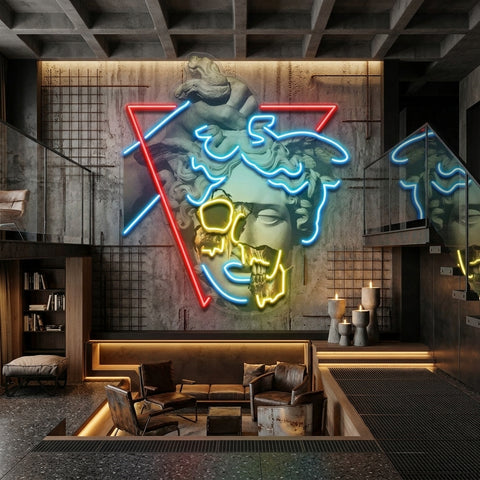 Broken Inside Collapse Art LED Neon Sign Light Pop Art
