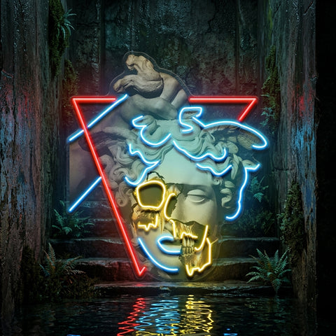 Broken Inside Collapse Art LED Neon Sign Light Pop Art