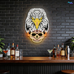 Eagle’s Fury, Skull’s Legacy Neon Sign Light Artwork