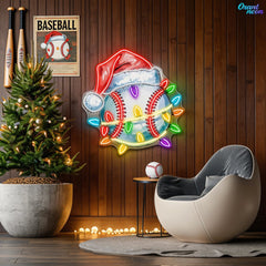 Jingle Balls: A Christmas Swing Neon Sign Light Artwork