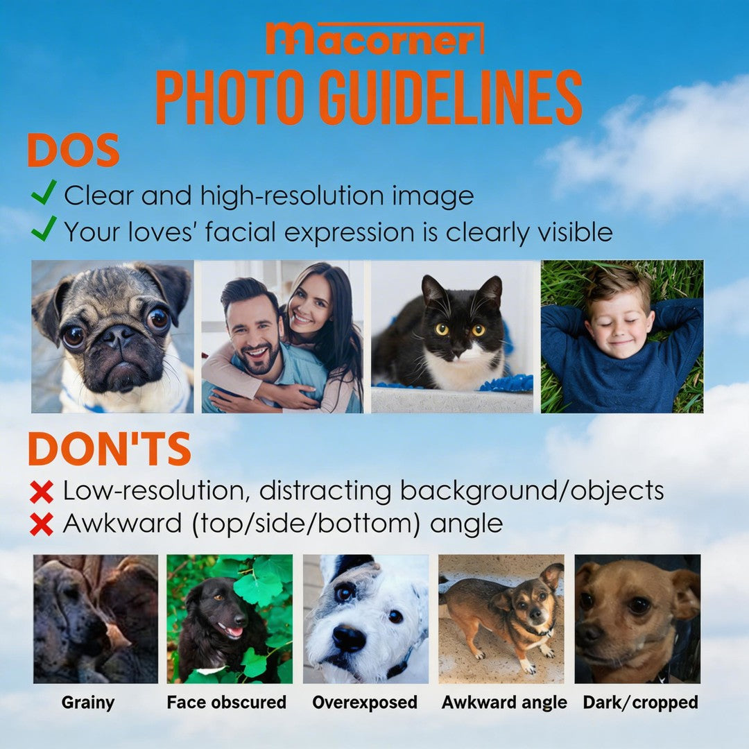 Paw Prints On My Heart - Personalized Photo Light Box