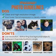 Paw Prints On My Heart - Personalized Photo Light Box
