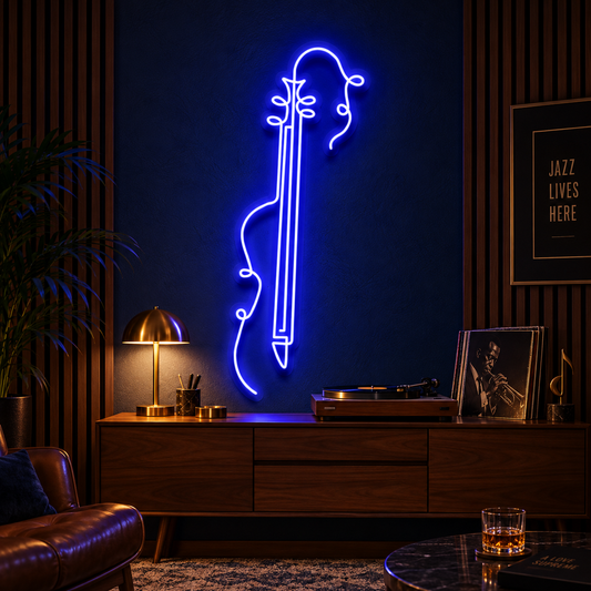 Guitar Line Art