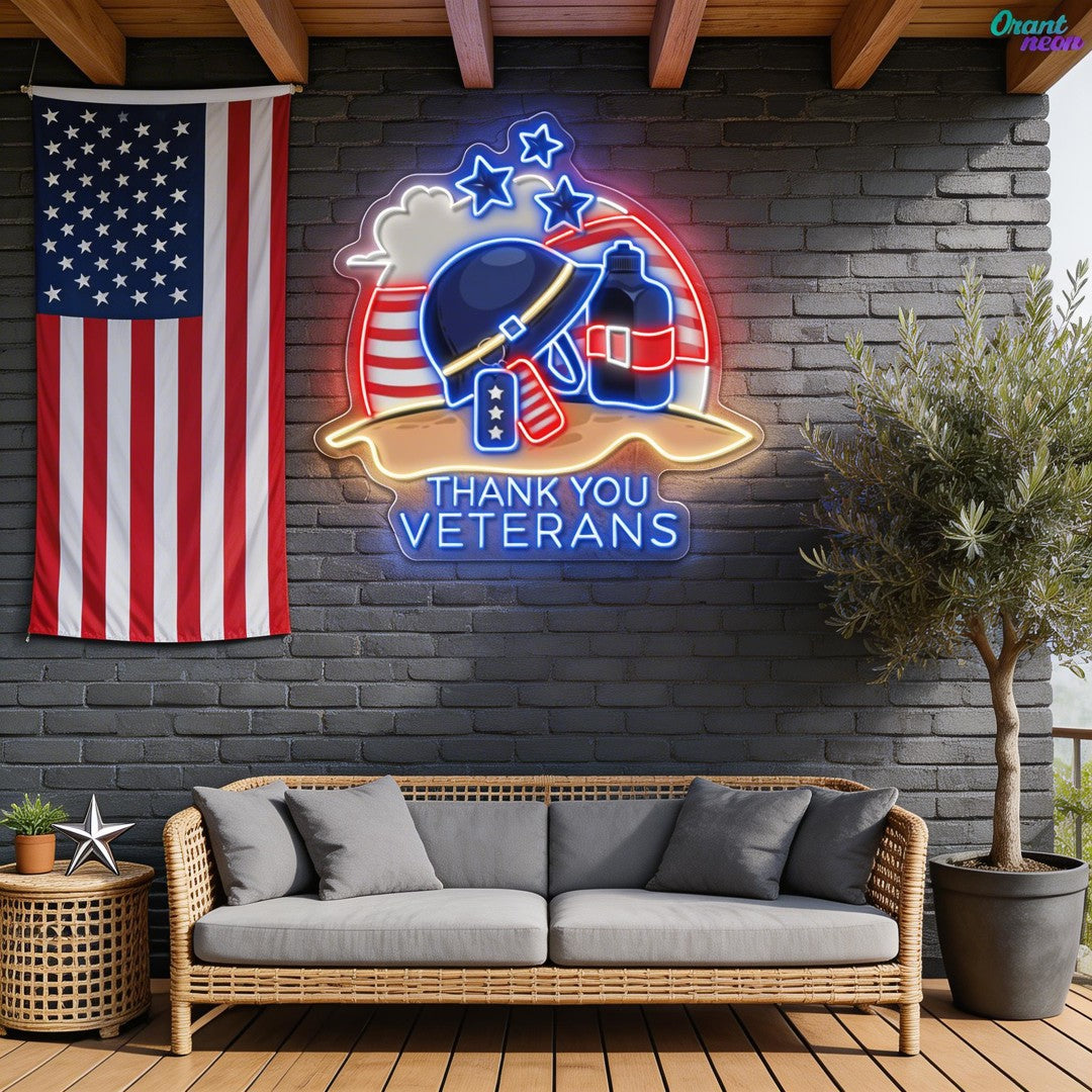 Honoring Heroes with a Toast Neon Sign Light Artwork