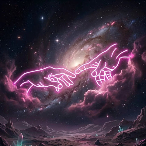 Hand Of God Led Neon Sign Light