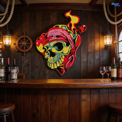 Skull & Love: A Neon Romance Neon Sign Light Artwork