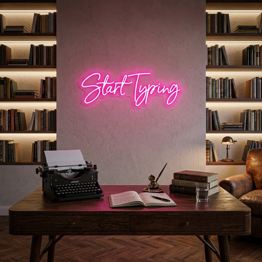 Custom Neon: Start Typing