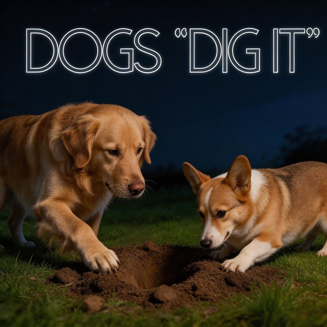 Custom Neon: DOGS "DIG IT"