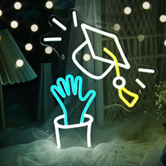 2025 Graduation Cap Neon Sign