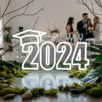2025 Hat LED Neon Sign Grad Prom Party Decor Sign – view 2