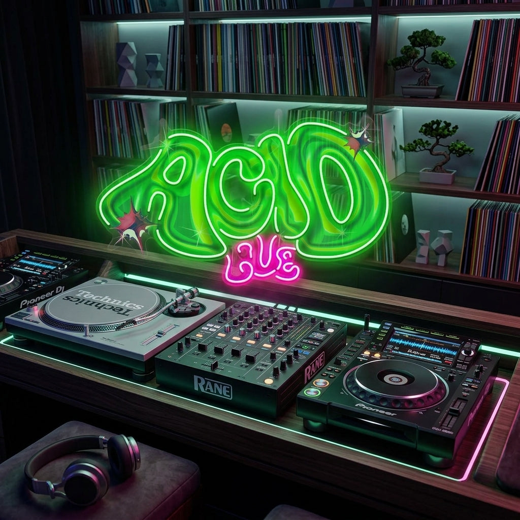 Sour Acid Love Collapse Art LED Neon Sign Light Pop Art