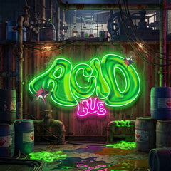 Sour Acid Love Collapse Art LED Neon Sign Light Pop Art