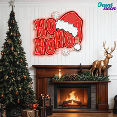 Ho Ho Ho-lly Jolly Neon Sign Light Artwork